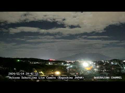 【絶景LIVE】桜島ライブカメラ（噴火・雲海・朝焼け・星空） live camera  volcano-Sakurajima ,Kagoshima,Japan