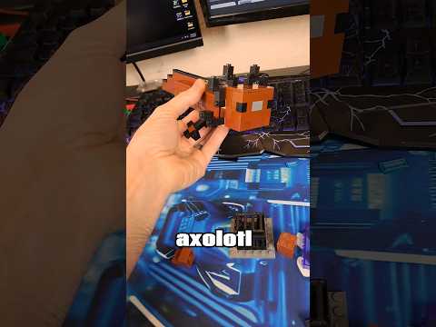 Lego MINECRAFT Gaming PC | AXOLOTL #lego #minecraft #pc