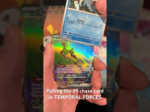 WE PULLED THE IRON LEAVES IN OUR FIRST BOOSTER BOX!  #Pokémon #temporalforces #ironleaves