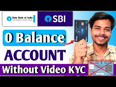 Without KYC | SBI zero balance account opening online