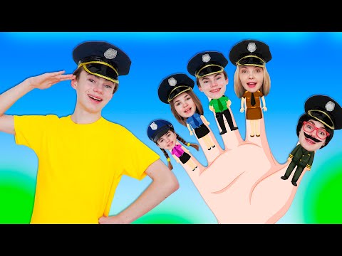 Police Finger Family | Children's Songs | Nursery Rhymes