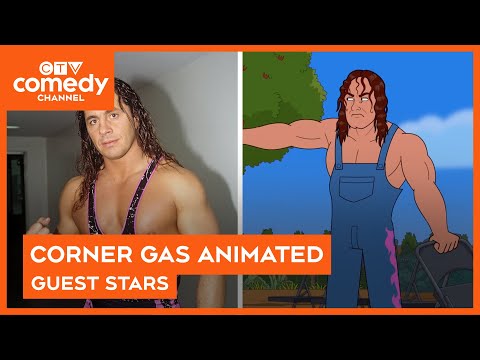 Corner Gas Animated Production Bites - Bret 'The Hitman' Hart