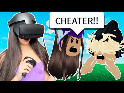 I CONFRONTED My Friends CHEATING Boyfriend!! (Roblox Vr Hands)