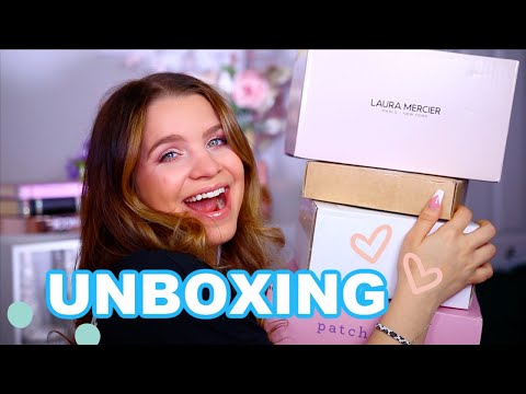 Unboxing NEW Makeup from Too Faced, Laura Mercier, Grande & More!!!