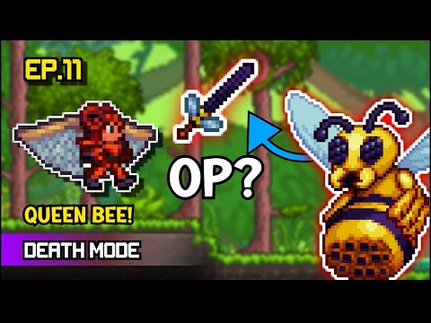 MESTRA DAS ABELHAS BUFFADA?! - Terraria Calamity Death Mode EP. 11