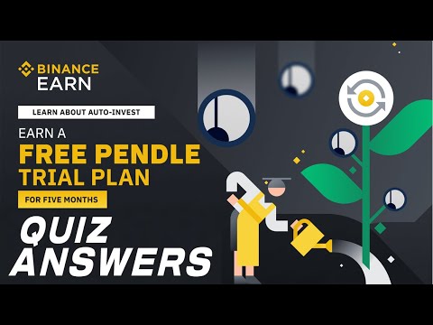 Binance Auto Invest Quiz Correct Answers - Earn Free Pendle For 5 Months #pendletoken #earnpendle