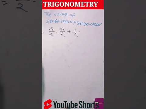 Trigonometry important short questions for your all competative exam