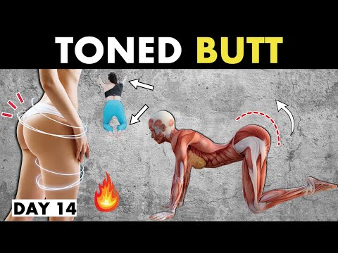 Toned Butt Simple Workout🔥 Knee friendly, Low impact,Beginner friendly (Subtitle)