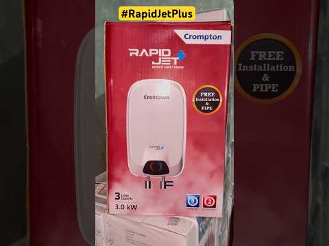 Crompton Rapid Jet Plus 3Ltr Instant Water Heater #geyser #waterheater  #crompton #rapidjet #shorts