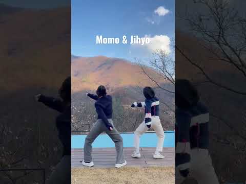 Momo & Jihyo doing JYP dance TikTok #shorts | TWICE