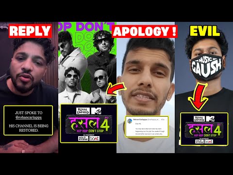 ROHAN APOLOGY😱❗RAFTAAR, IKKA, GD47 REACTION ON ROHAN VS MTV HUSTLE🥵GAUSH ON EVIL SIDE OF HUSTLE