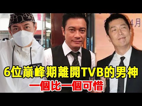 The six male gods who left TVB at their peak are more regrettable than the other. In his later year