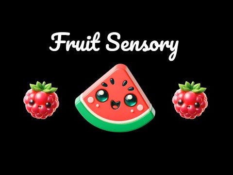 🍋‍🍏Baby Fruit Sensory Video 🍉🍇 Sensory Video with Cool Music #BabySensory #highcontrast #babies