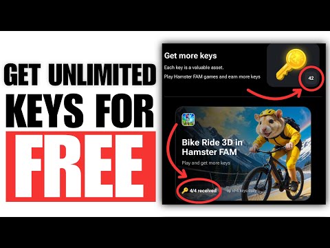 How to get FREE Unlimited Keys in Hamster Kombat