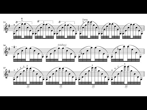 Eugène Ysaÿe - 6 Sonatas for Violin Solo, Op  27 (1923) [Score-Video]