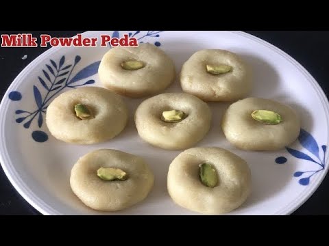 Milk Powder Peda | Instant Doodh Peda Recipe With Milk Powder | Easy Peda Recipe