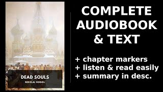 Dead Souls (1/2) 🥇 By Nikolai Gogol. FULL Audiobook