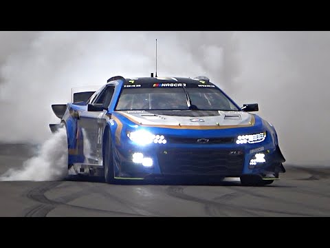 Garage 56 Chevy Camaro ZL1 feat. 358 NASCAR V8 Engine | Rolling Burnouts & Brutal Sounds!