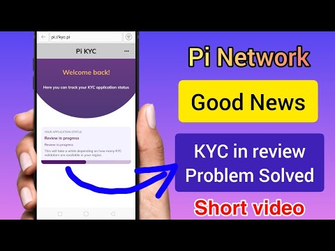 Pi Network Good News l pi kyc pending problem solved now l pi kyc review in progress problem solved