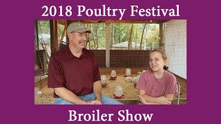 2018 Poultry Festival Youth Broiler Show