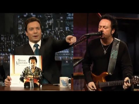 Steve Lukather (of TOTO) on Late Night with Jimmy Fallon [2011]