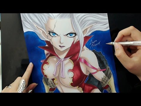 Speed Drawing - Mirajane Strauss Satan Soul (Fairy Tail)