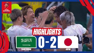 HIGHLIGHTS : Saudi Arabia 0-2 Japan | AFC Asian Qualifiers™ - Road to 26 (Round 3) | 11.10.24