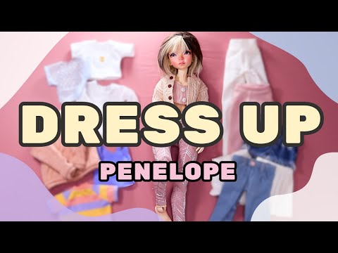 SPRINGTIME STYLE Teeny Tinkers Dolls Penelope Dress up (BJD)