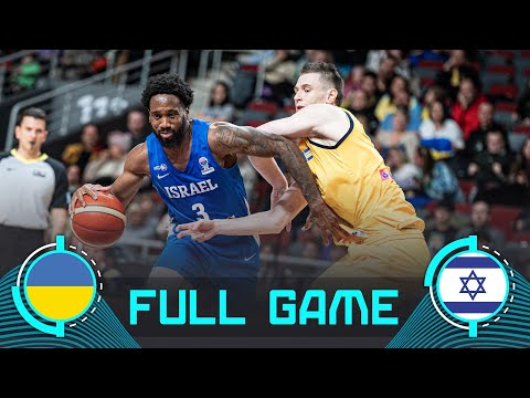 Ukraine v Israel | Full Basketball Game | FIBA EuroBasket 2025 Qualifiers