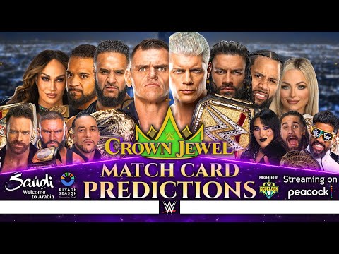 WWE Crown Jewel 2024 - Match Card Predictions