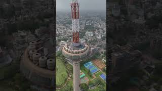 Clear View of pitampura TV Tower Delhi #views #scenery #tvtower #amazingview