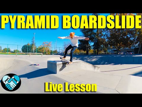 Bank to Ledge Boardslide Skate Lesson