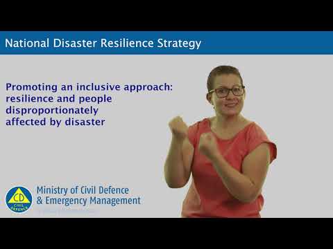 National Disaster Resilience Strategy - Promoting an inclusive approach