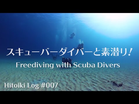 Freediving with Scuba Divers in Okinawa Nakayukui | Hitoiki Log #007 | 沖縄ダイビング