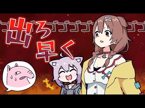 【手描き】ポケモンに圧をかけるころね【ホロライブ/猫又おかゆ/戌神ころね】