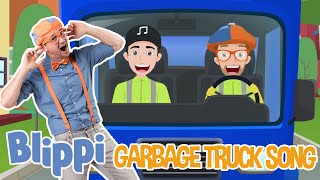 BLIPPI - Garbage Truck Song | Vehicles for Kids | Kids Songs & Nursery Rhymes | Baby Videos