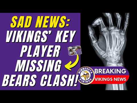 💔🙁 KOC: "WE WILL HAVE TO REPLACE HIM" - BIG CHANGES FOR BEARS CLASH! MINNESOTA VIKINGS NEWS TODAY