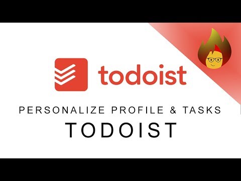 Personalize Profile & Tasks | TODOIST