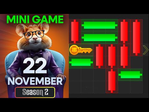 22 NOVEMBER Mini Game Puzzle Hamster Kombat today | Puzzle game Solved #hamsterkombat #puzzlegame