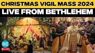 Christmas 2024 Live | Bethlehem Christmas Eve Vigil Mass | Christmas Celebration 2024 | Israel