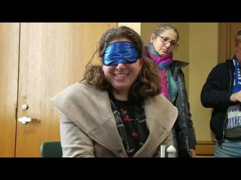 Visions consulting L3C held a teaching the sighted to be blind event in Leominster.