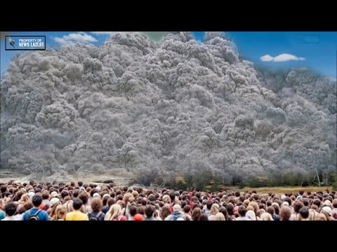 Horrible Today: Yellowstone Volcano Massive Eruption Terrifying Seconds America flying buried in ash