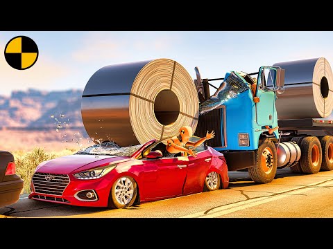 Truck and Car BeamNG Crashes #7 😱 BeamNG.Drive