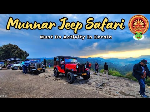 Munnar Jeep Safari Adventure | India’s Longest Zipline, Chunayanmakkal Waterfalls & Nadukani point!