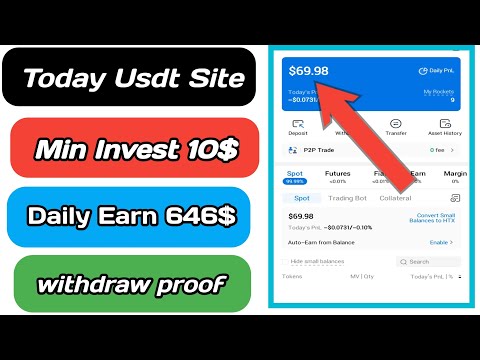 New Usdt Mining Site | usdt earning site | trx usdt mining app | Cloud Mining | usdt investment site