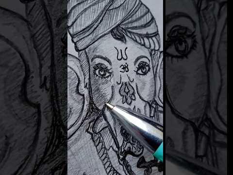 Bappa drawing🌸🌺🥰#art #ganesh#ganeshchaturthi #shortvideo #viralshorts#shorts