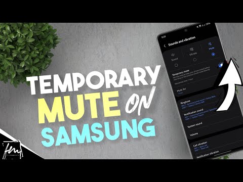 How to Temporary Mute on Samsung Phones