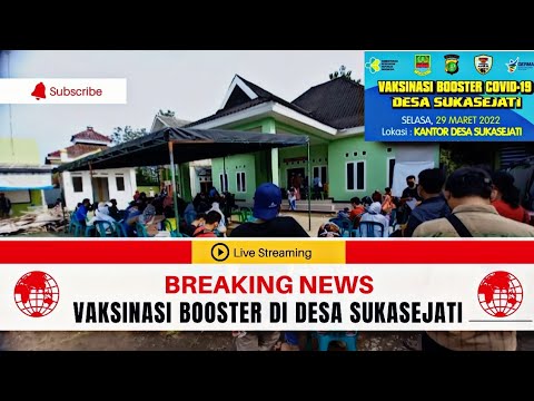 Vaksinasi Booster di Desa Sukasejati Cikarang Selatan Bekasi