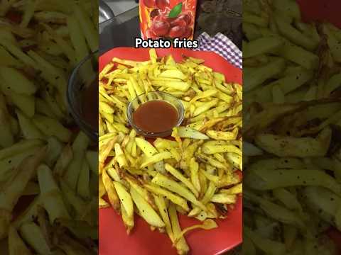 Potato fries#frenchfries#food#foodies#asmrfood#enjoyfood#delicious