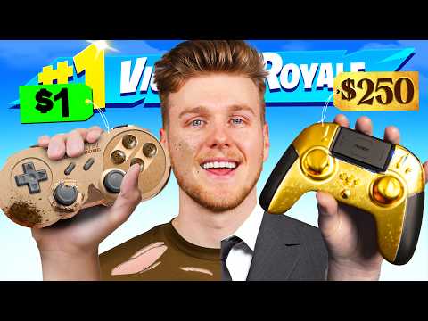 $1 VS $250 Controller! - Fortnite